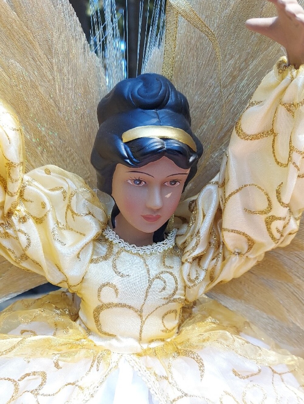 Avon Gold and White Angel  - Elegant Dress-Up